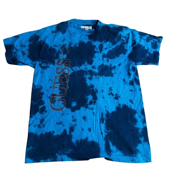 Guess Other - Vintage Guess Rising Head In The Clouds Tie Dye T-Shirt Mens M Tee